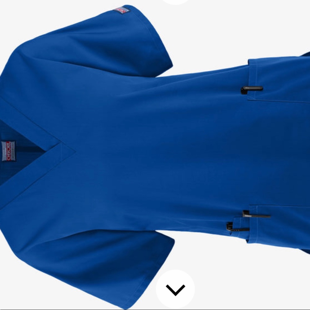 Galaxy Blue Cherokee Scrub Top